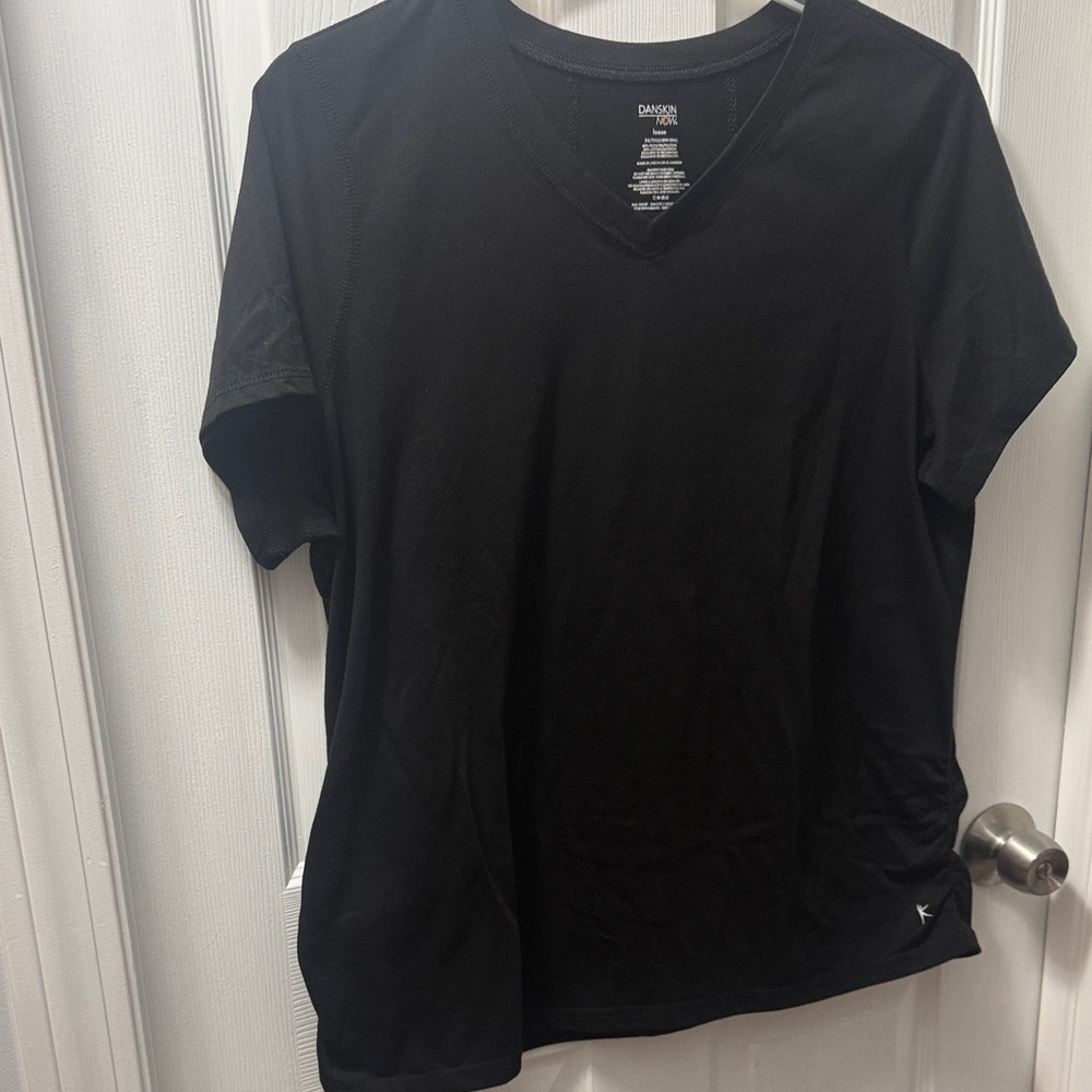 Women’s Black V-Neck T- Shirt